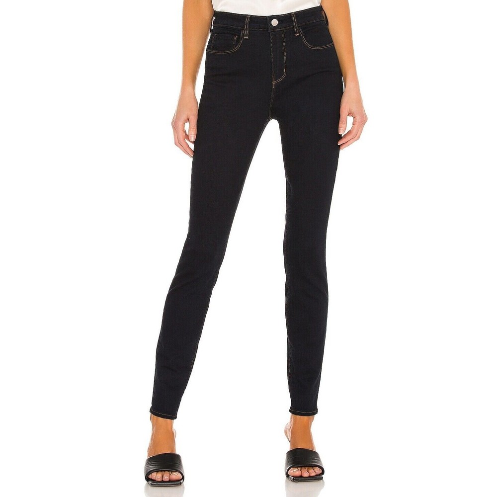 L'Agence NWT Marguerite High Rise Skinny 30" Jeans Size 25 in Ink Dark Blue